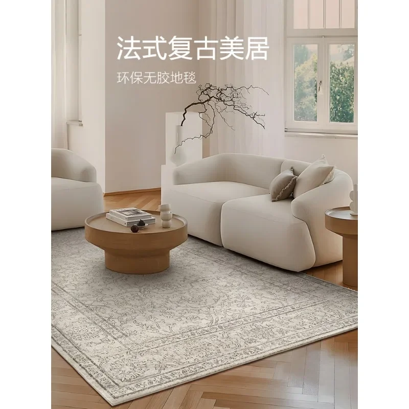 French antique living room carpet retro advanced weaving home room bedside no glue no formaldehyde