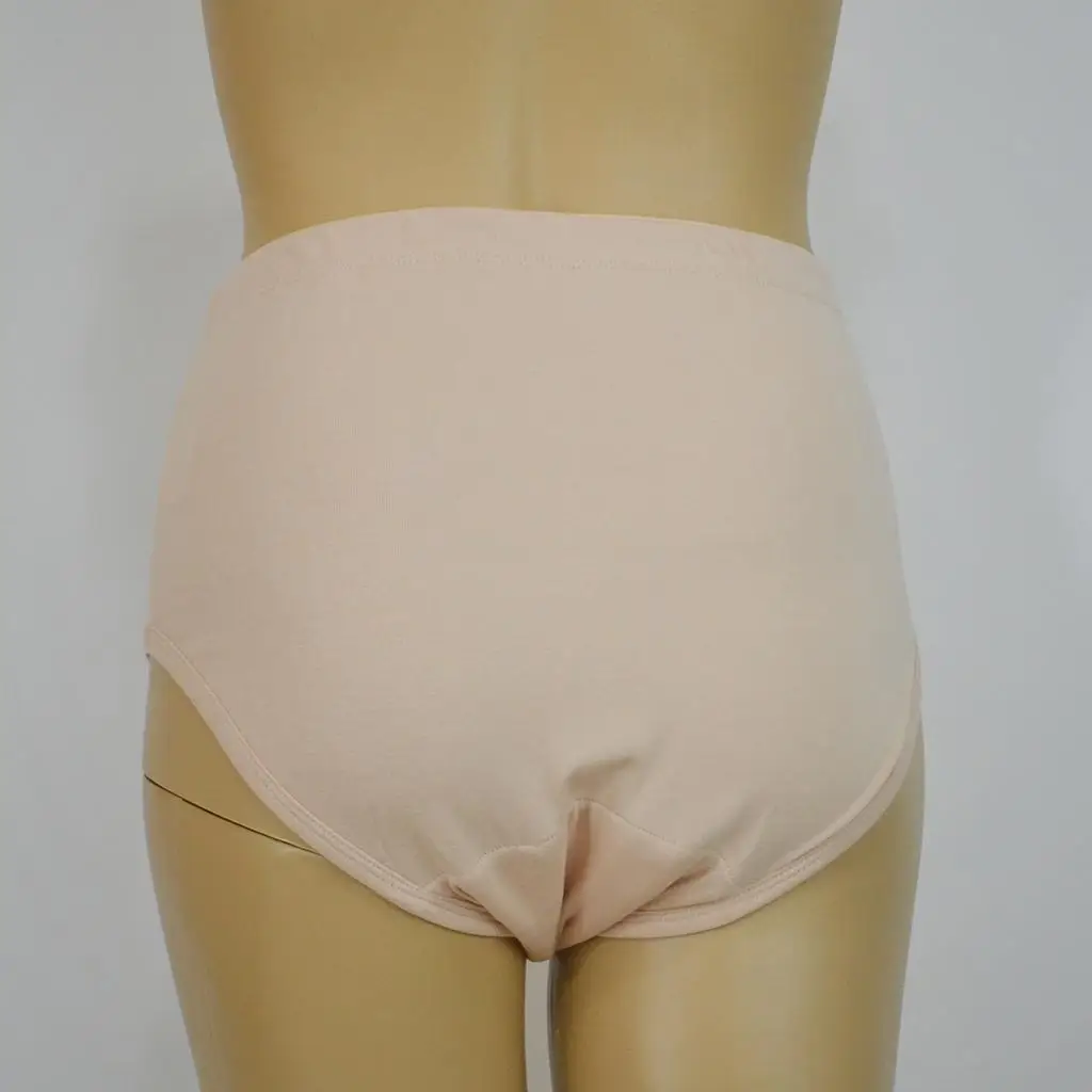Absorbent Cotton Patient Underwear Leakproof Reusable Incontinence Pants for Elder Seniors Disabilities