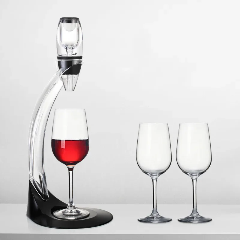 Red Wine Aerator Filter Magic Decanter Essential Wine Aerator Essential Decanter Pourer Filter Stand Holder Vodka Quick Air Bar