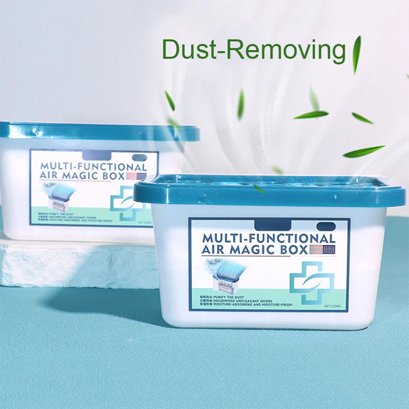 1/2/3pcs Air Purifier Dust Removal Magic Box,Dust-Removing Tools for Home,Multi-Functional Air Freshener for Collects Dust