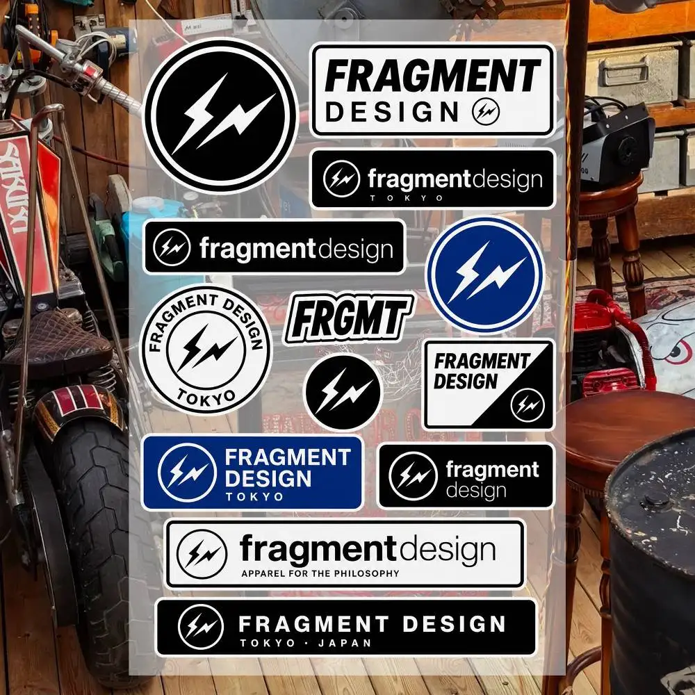 FrA-gment DeS-ign Aesthetic Graffiti Stickers Waterproof PVC Decals for Car Motorcycle Skateboard Helmet Notebook