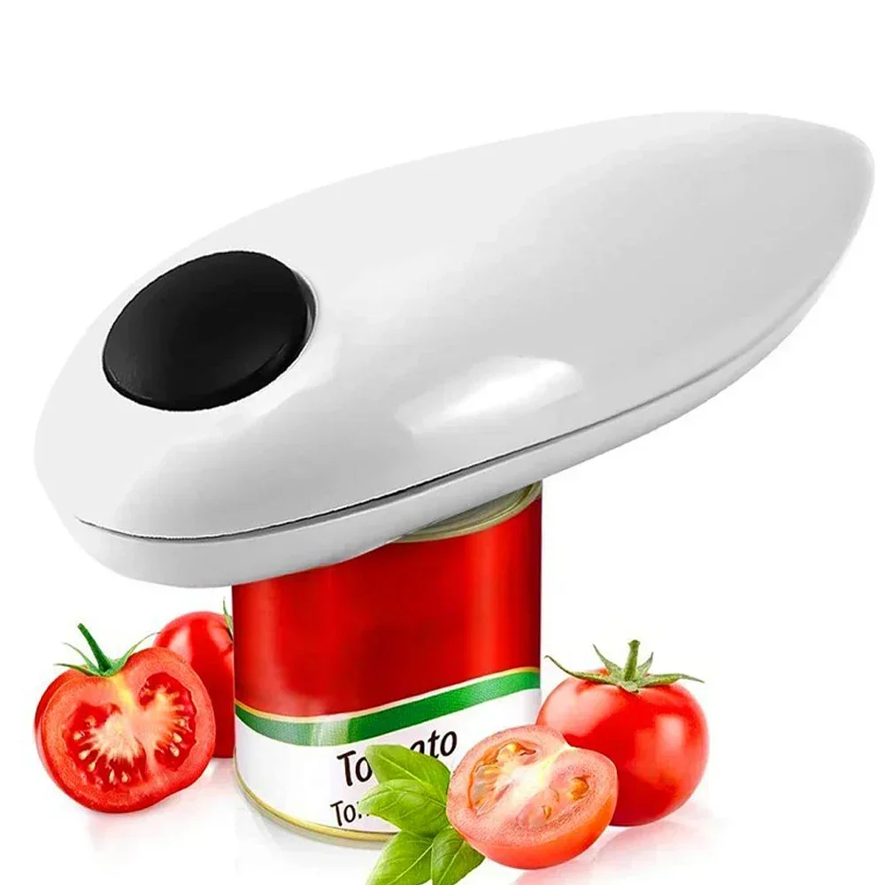 Automatic Jar Opener Electric High Power Tin Can Open Machine Touch None Sharp Edges Jar Tin Opener Kitchen Gadgets Can Openers