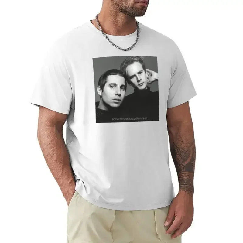 

black tshirt men Simon and Garfunkel - Bookends T-Shirt black t shirts crew neck t shirt men clothings cotton mens t-shirts