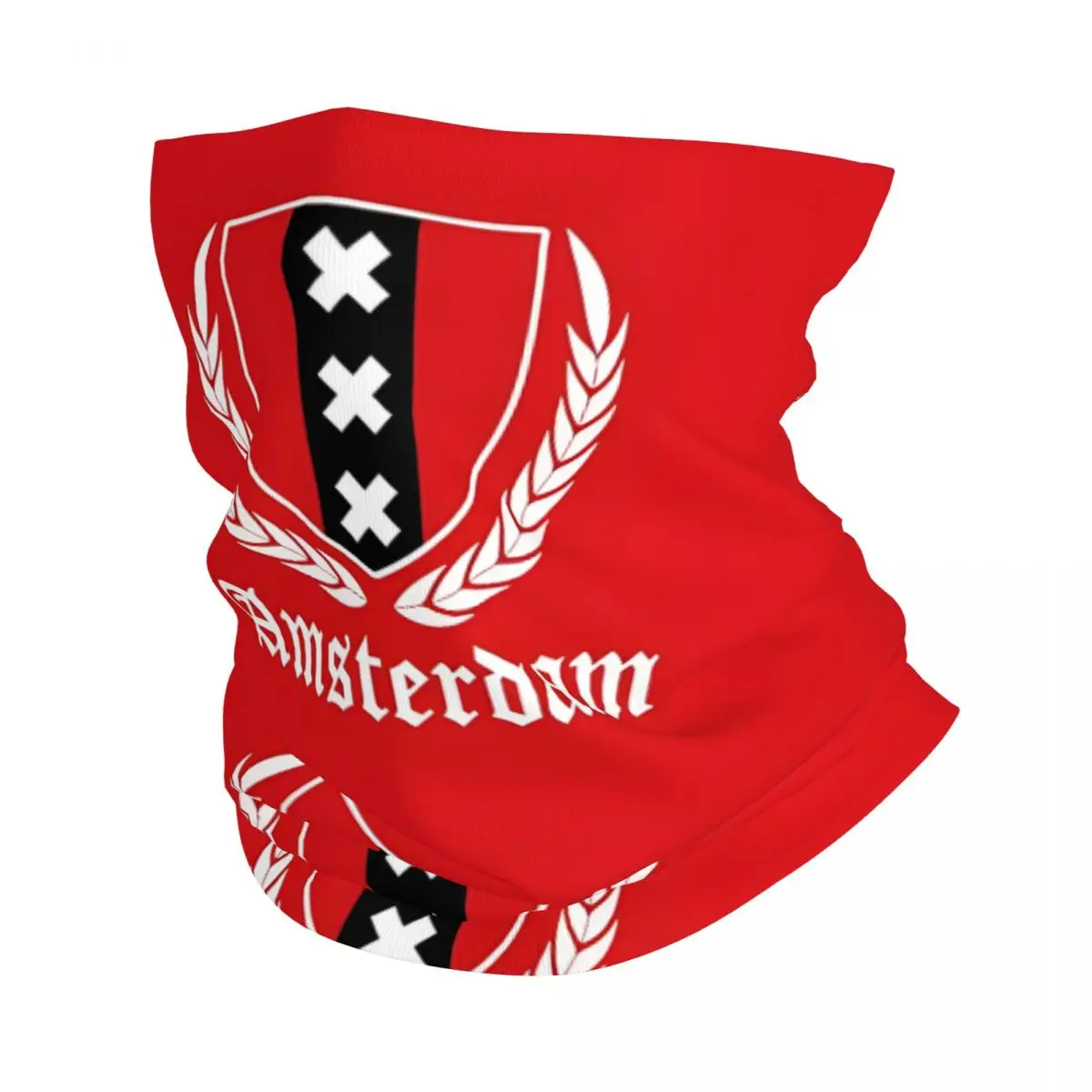 Amsterdam Crest Bath Mat Bandana Neck Gaiter Printed Balaclavas Wrap Scarf Multifunctional Cycling Running for Men Adult