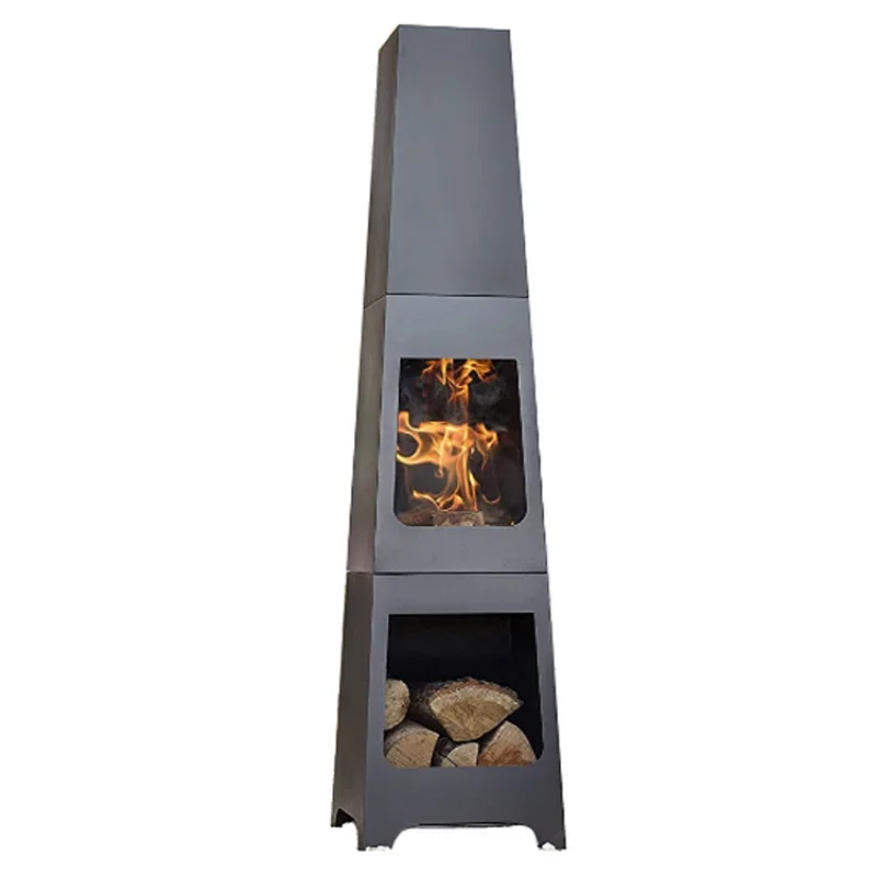 

garden supplies modern fire pit wood and charcoal fuel chimeneas