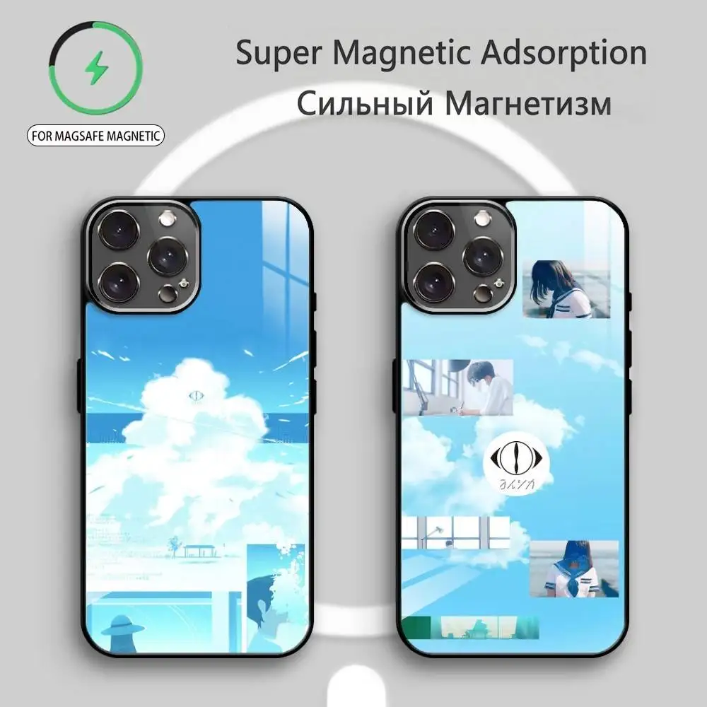 

Band Y-Yorushikas Phone Case For iPhone17,16,15,14,13,12,11 Plus,Pro Max Magnetic For Magsafe Wireless Charging