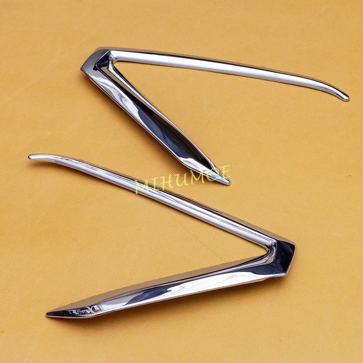 For Lexus UX200 UX250h UX300e Chrome Rear Bumper Reflector Fog Light Cover Trims
