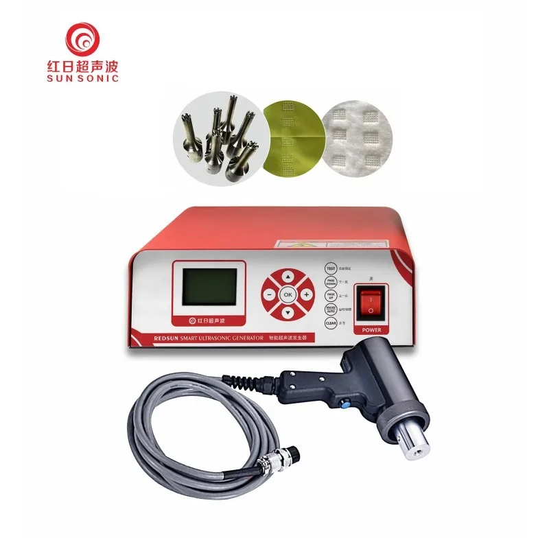 Handheld Ultrasonic Spot Welding Machine 40/28/35kHz 220V 20mm Max Thickness Automotive Plastic Welder