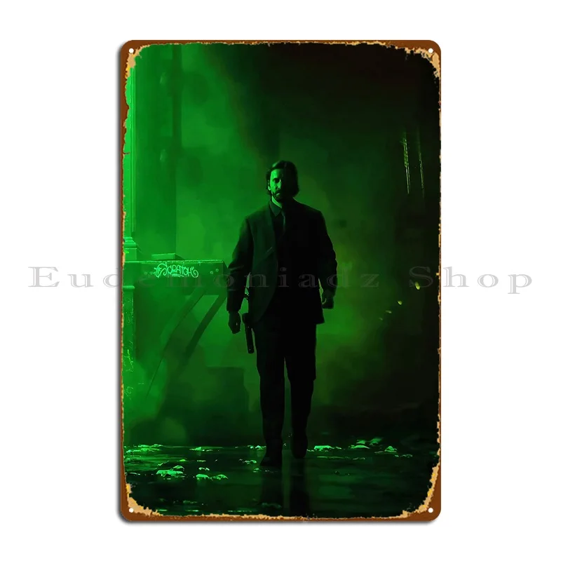 Alan Wake 2 Game Alan Wake Ii Artwork Dannyxty Metal Plaque Club Vintage Customize Wall Decor Cinema Tin Sign Poster