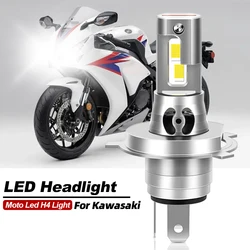 1Pc Motorcycle H4 H1S 9003 LED Headlight Hi/Lo Bulbs 28000LM 6000K White for Kawasaki Z125 Pro Z series Super Bright Headlight