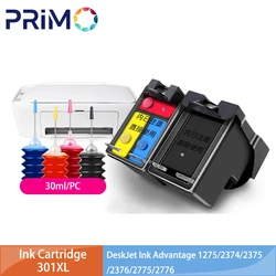 Refillable 301 XL 301XL Ink Cartridge Remanufactured for HP301 for HP Envy 5530 Deskjet 1000 1010 1011 1012 1050 1051 2050 2540