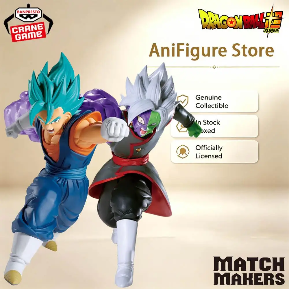 Genuine In Stock Banpresto MATCH MAKERS Dragon Ball Super Vegito Fused Zamasu Figure Anime Model Toy Collectible