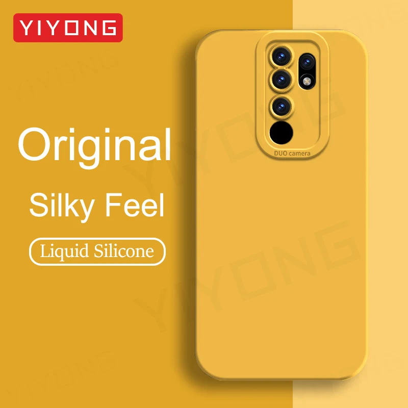 For Redmi Note8 Pro Case YIYONG Silky Soft Liquid Silicone Cover For Xiaomi Xiomi Redmi Note 8 Pro Shockproof Phone Cases