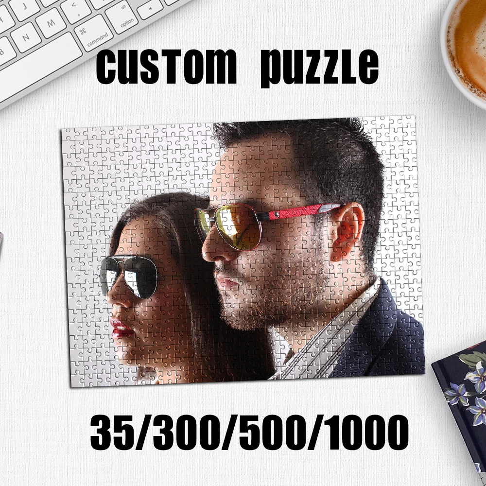 35/300/500/1000 Stück personalisiertes Fotopuzzle für Paare. Passen Sie Ihr Puzzle individuell an, um ein einzigartiges Geschenk zu kreieren.