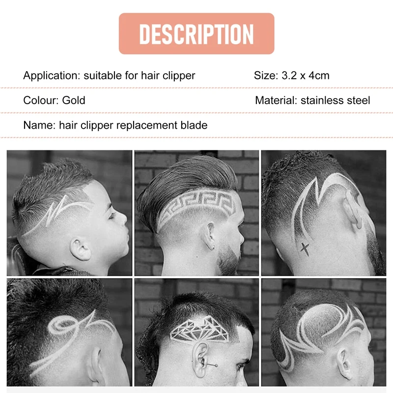 T-образное лезвие для машинки для стрижки волос с подставкой, лезвие T9, триммер, Сменная головка, головка для стрижки волос