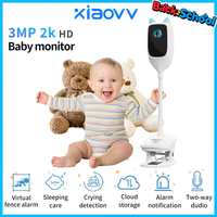 4MP 2K WiFi indoor high-definition crying detection baby monitor full-color night vision 360 degree rotating network camera