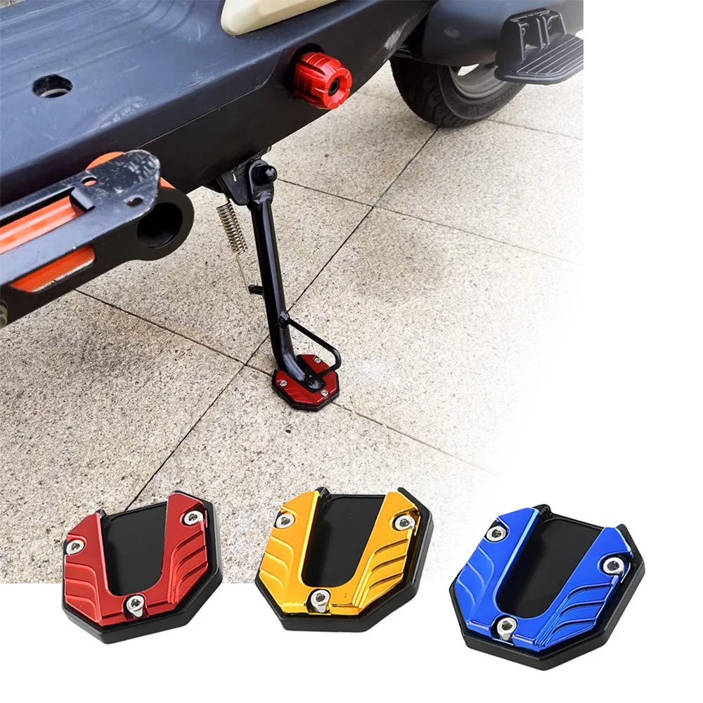 Electric Bike Motorcycle Modification Accessory Enlarged Seat with Anti-Skid Temple Base Side Kick Foot Support Pad