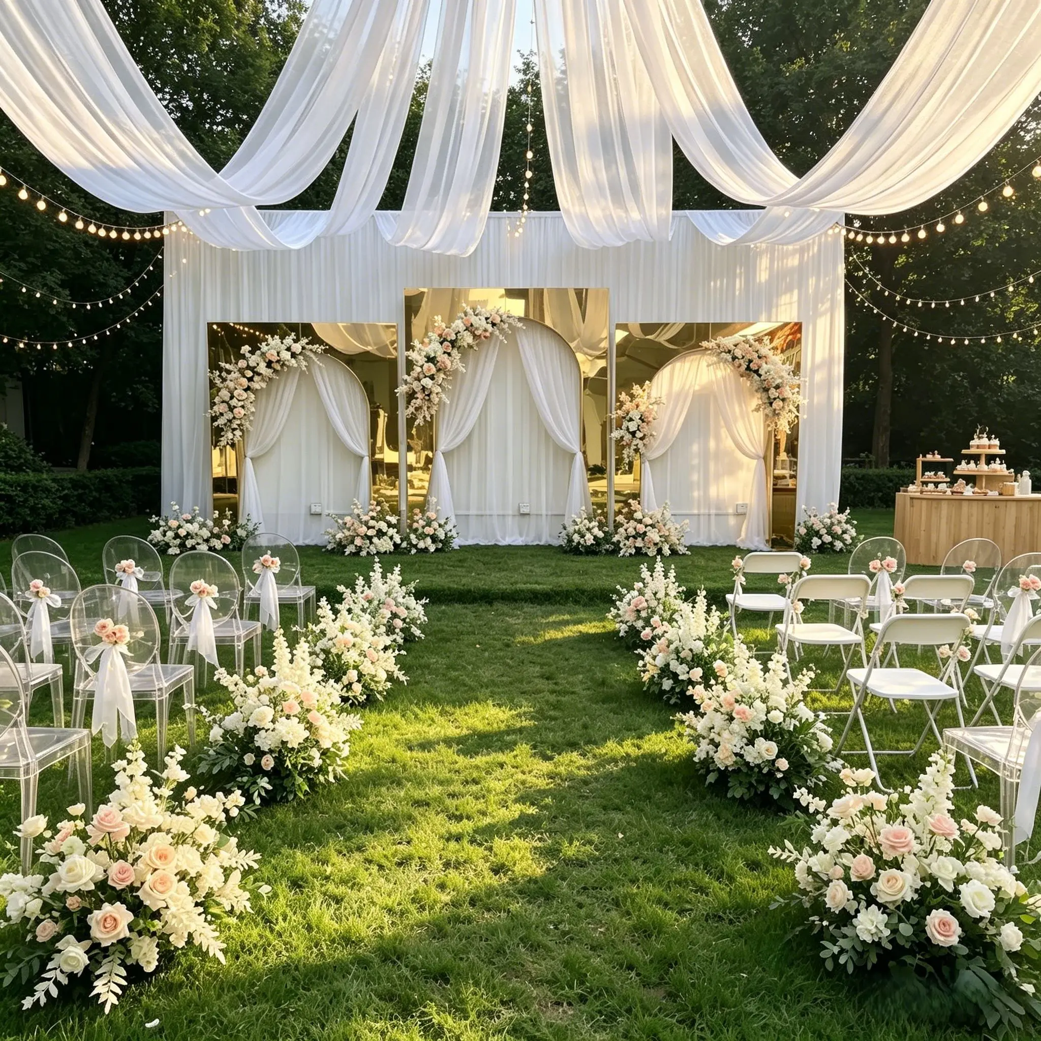 

Набор из 3-х арочных каркасов для свадебного декора, из нержавеющей стали, класса люкс, для цветочных композиций, для вечеринок, сцены, девичника, мероприятий