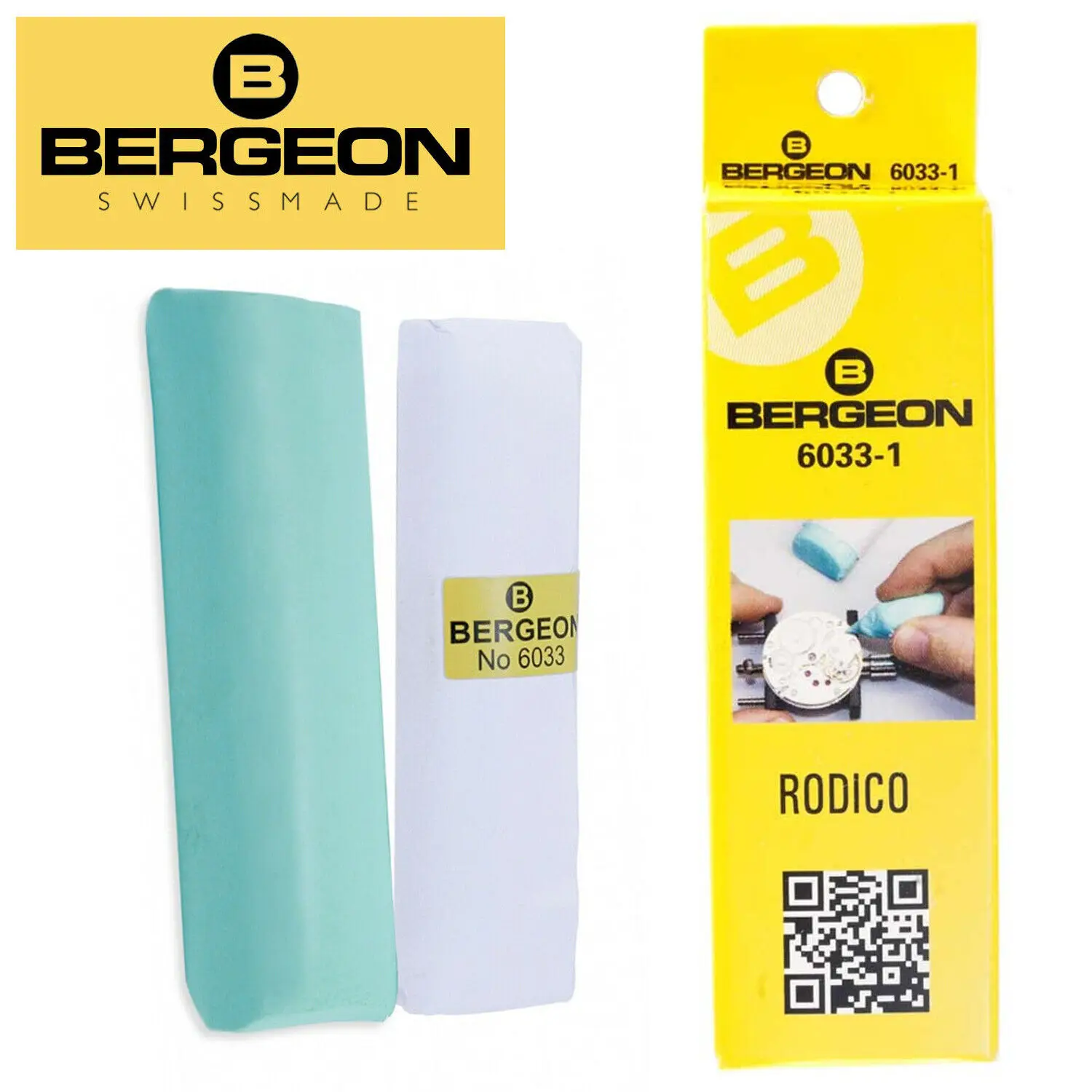 Bergeon 6033 RODICO Watch Cleaning Product for Cleaning Wheel Pivots Hands Watch Repair Tool