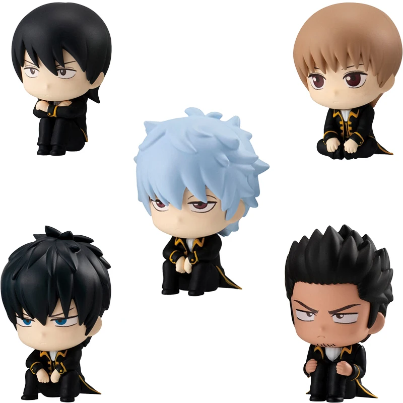 

BANDAI Gacha Waiting Gintama Shinseigumi Is Also Standing By Desktop Decoration Random One Blind Box Toy Surprise Toy