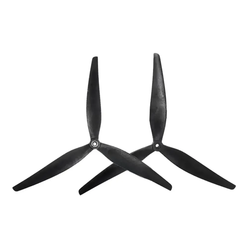 

2Pairs(2CW+2CCW) HQPORP 11X7.5X3 1175 3-Blade Propeller Black-Glass Fiber Reinforced Nylon for MacroQuad Cinelifter