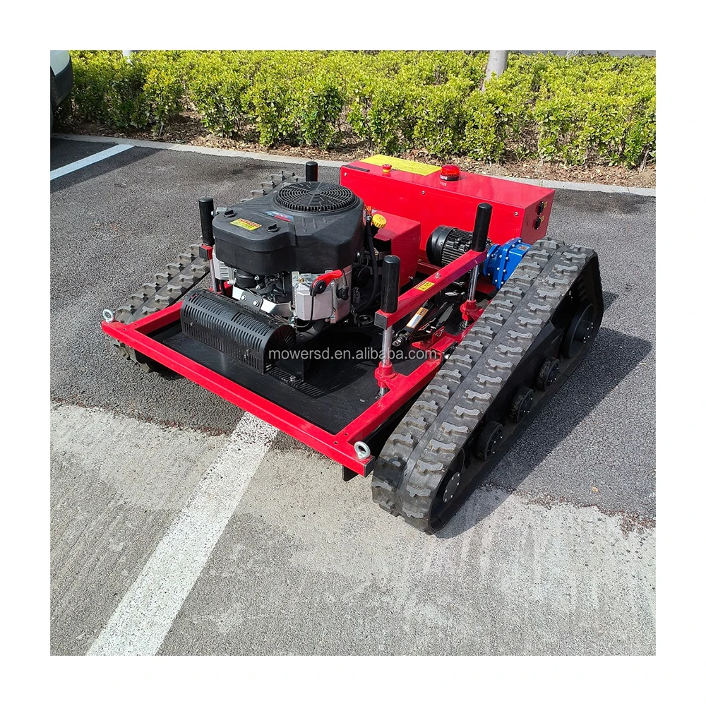 Grass Cutting Machine Crawler Brush Cutter for Agriculture Remote Control AI Lawn Mower