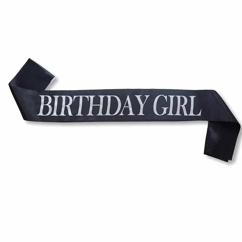 Birthday Girl Sash Tiara Crown girl kid adult 10th 13th 16th 18th 20th 21st 30th 40th Princess decoration photo prop gift favor