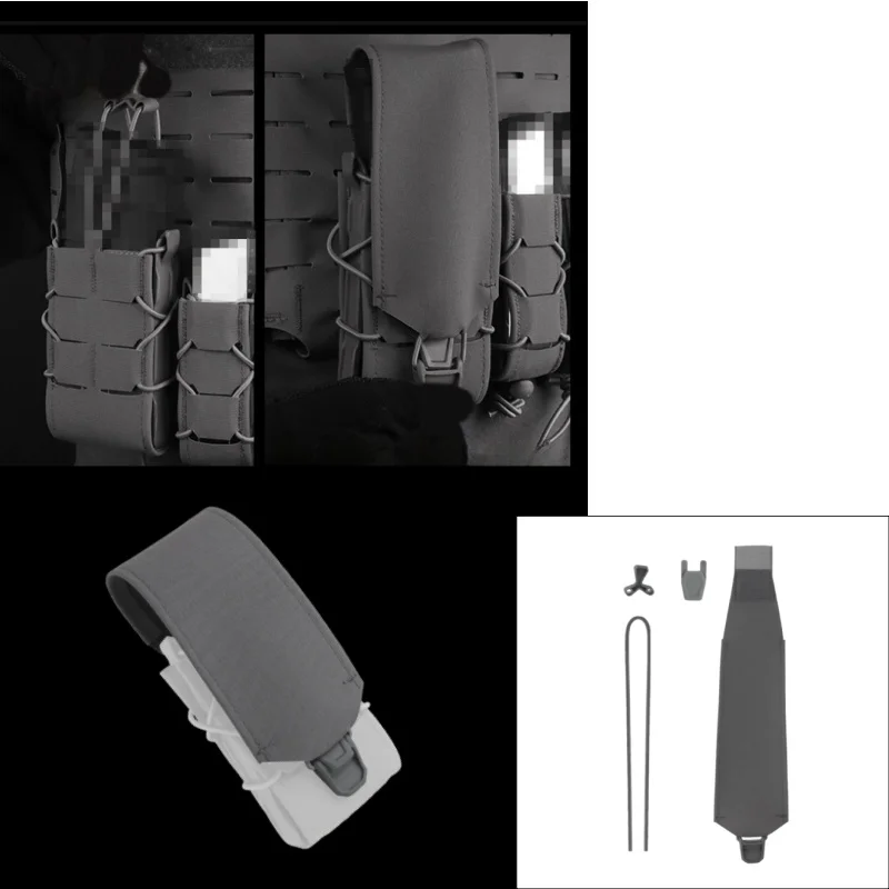 

Tiger AR Mag Pouch V2 Series Flap | Quick Draw MOLLE Compatible Magazine Holder | For Wilderness Adventure Accessories