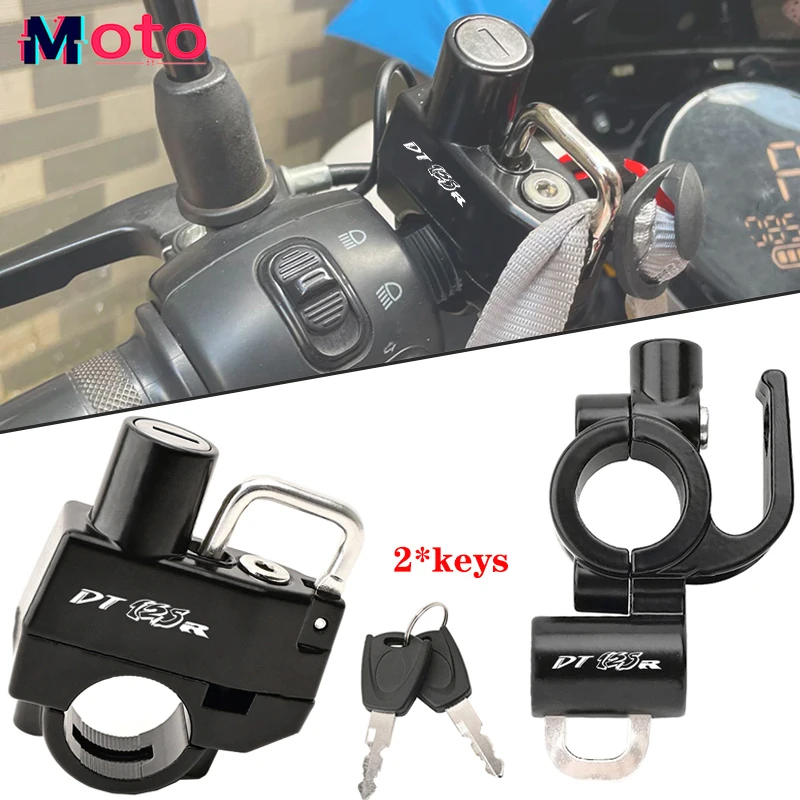 For YAMAHA DT125R DT125RR DT125 R DT 125 1998 2000 2001 2002 2003 2004 Motorcycle CNC Accessories Helmet Lock Anti-Theft Helmet