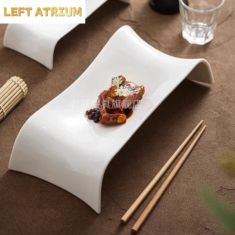 pure-white-ceramic-pillow-plate-creative-dessert-plate-sushi-dish-service-plate-restaurant-molecular-cooking-specialty-tableware
