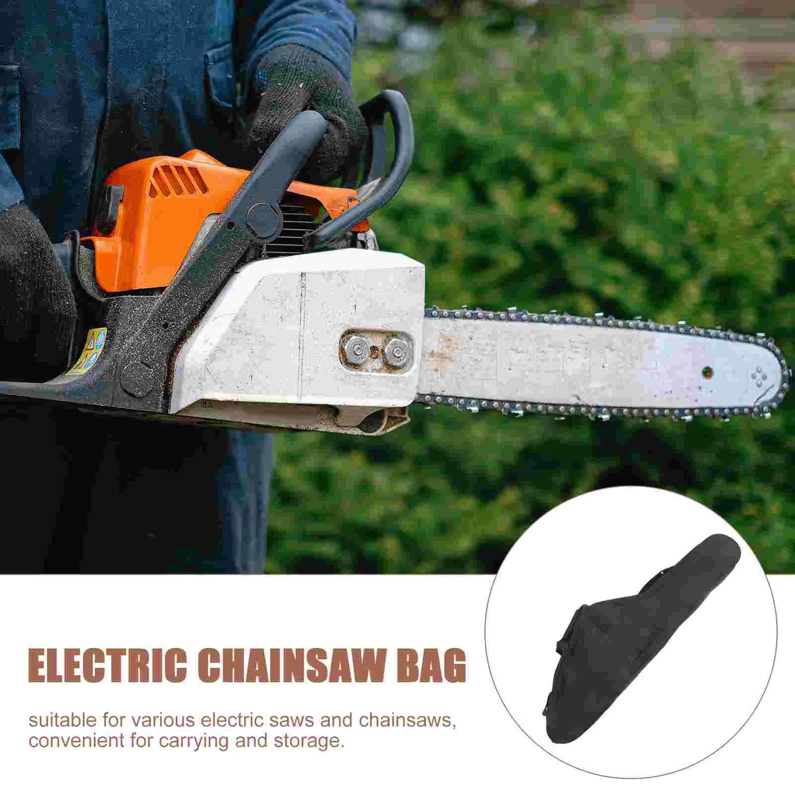 Chainsaw Bag Carrying Case Heavy Duty Chainsaw Case Handle Water Resistant Chainsaw Storage Bag Oxford Cloth Portable