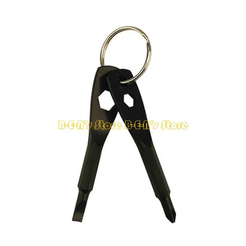 Y1AD Keychain Screwdriver Mens Stocking Stuffers Adult Christmas Gifts Multi Screwdriver Keychain Comprise Flathead Screwdriv