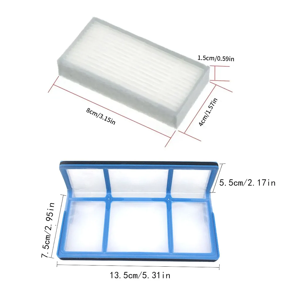 Piezas de repuesto para Robot aspirador ILIFE V3 V3s V5 V5s Pro x5 V55 V50, filtro Hepa, cepillo lateral, almohadillas de fregona, accesorios de repuesto