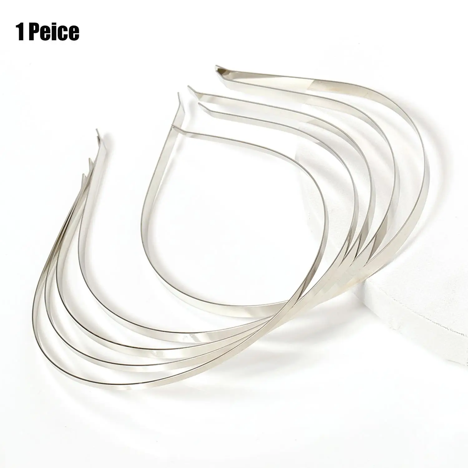 1 PC Metal Head Band Hairwear Hair Bands Blank Base Setting For Women Wedding Headwear Headband Jewelry