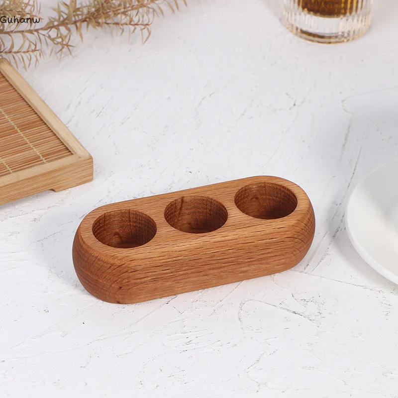 

[WHB]Spa Massage Parlours Essential Oil Storage Rack Solid Wood Display Holder Cosmetic Organizer For 15ml Massage Oils Bottle