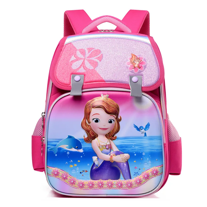 Disney Frozen Girls Boys School Bags Spider Man Iron Man Primary Student Shoulder Orthopedic Backpack Large Capacity Mochilas