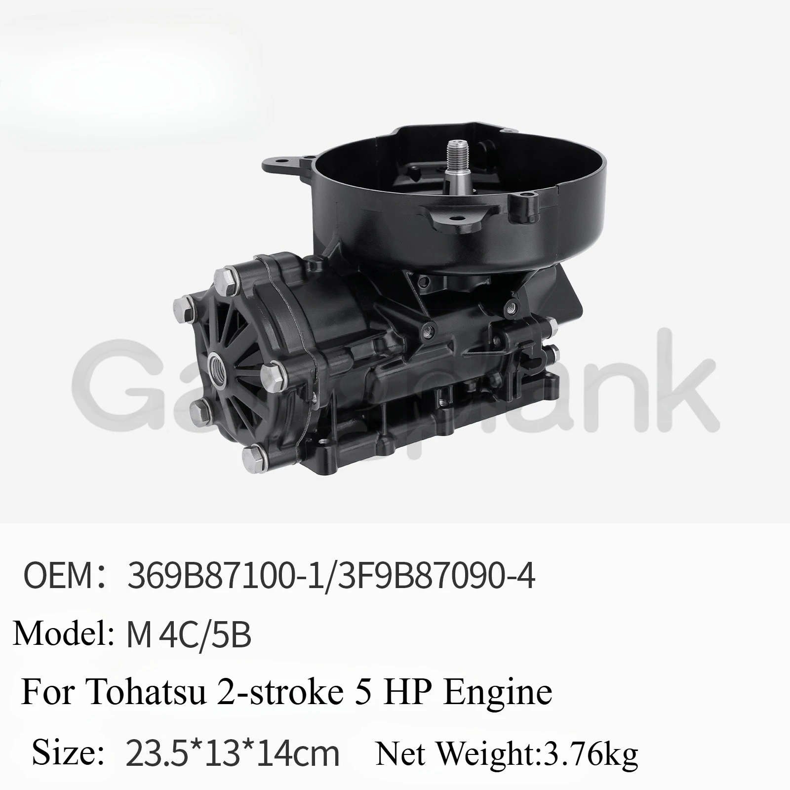 

Головка подвесного двигателя в сборе 369-B87100-1 для 2-тактного двигателя Tohatsu 5,0 лошадиных сил 5 л.с. M4C/5B 369B87100-1
