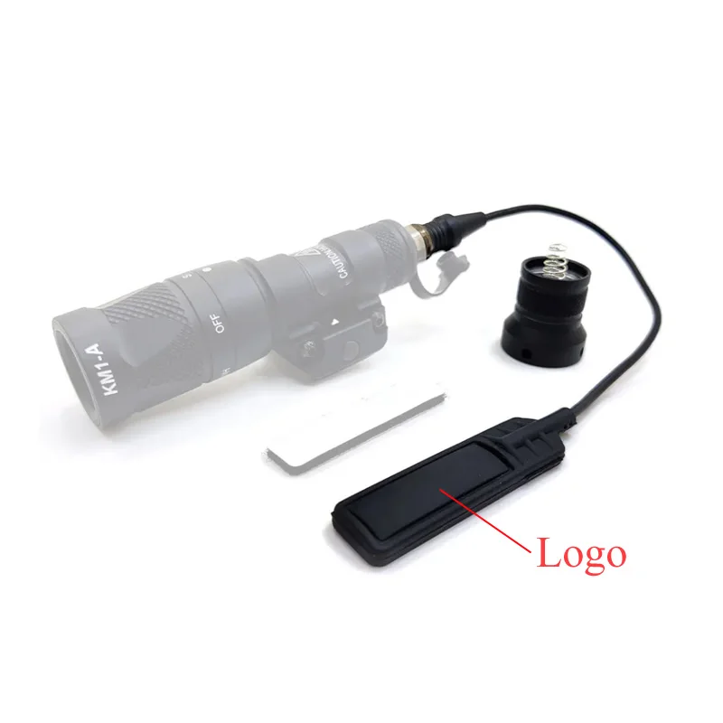 Sotac Airsoft Tail Cap Switch Scout Light M600 M300 PLH-V2 M340 M640Flashlight Metal End Cap Dual Function Pressure Switch