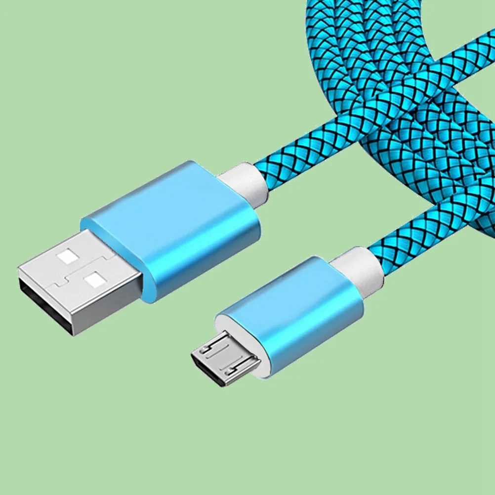 

1-метровый кабель для синхронизации данных и зарядки Micro USB, нейлоновый плетеный шнур для быстрой зарядки для планшетов Galaxy S7, золотой