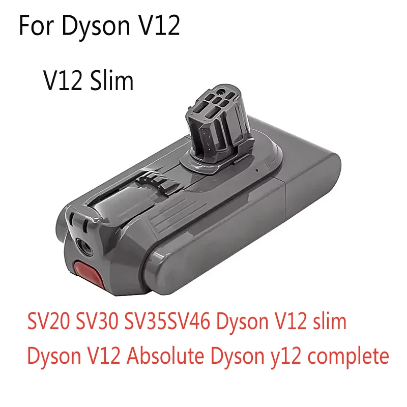 

Для Dyson V12 25,2 В аккумулятор 6000 мАч, совместимый с пылесосом SV20 SV30 SV35 SV46, длительный срок службы батареи