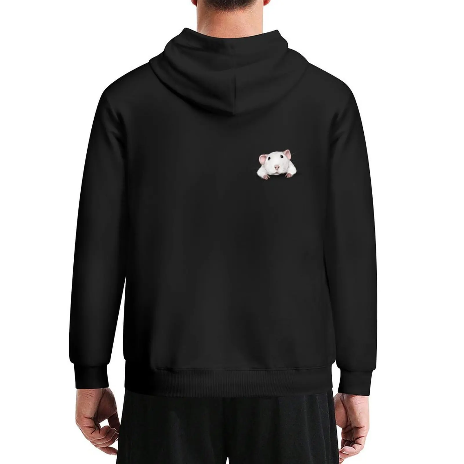 

The Curious Rat Hoodie men's coat men clothes graphic t shirts men mens designer clothes new in hoodies & sweat-shirt