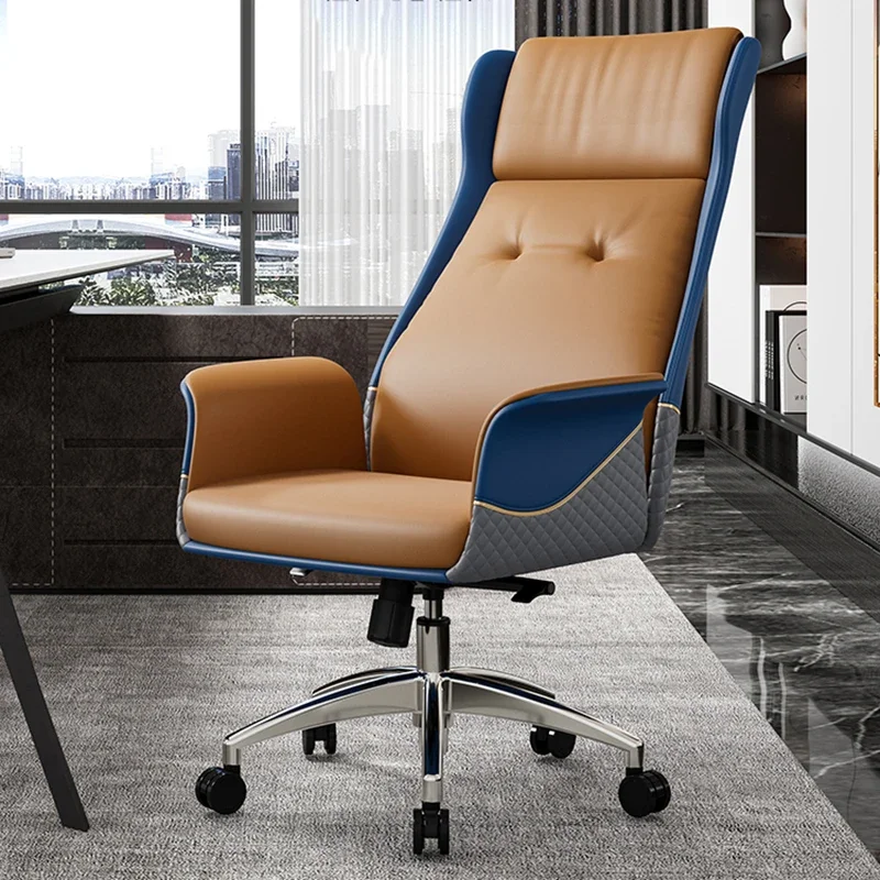

Work Chair Comfortable Game Wheels Gamer Pc Armchairs Relax Furniture Luxury Bedroom Office Recliner Footrest Rotating Desk Home