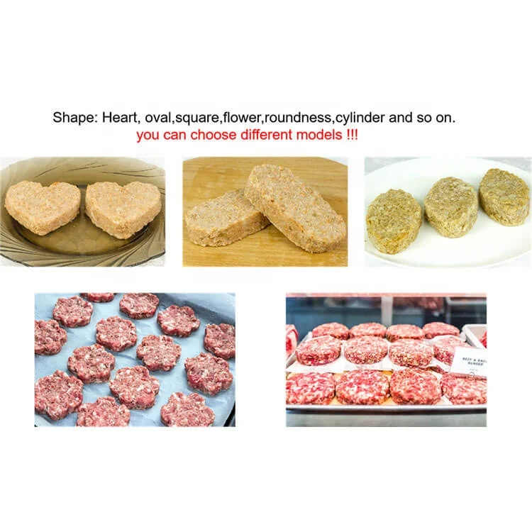 High Efficiency Commercial Meat Pie Making Machine Hamburger Patty Forming Machine