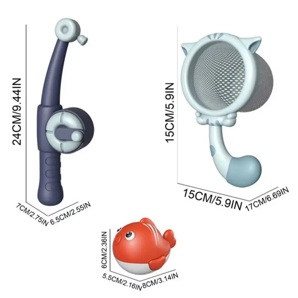 Montessori เด็กเกมตกปลาแท่งตกปลาสัตว์ทะเลแม่เหล็กเกมตกปลาการ์ตูน Sensory Interactive Pretend เล่นอ่างอาบน้ําของเล่น