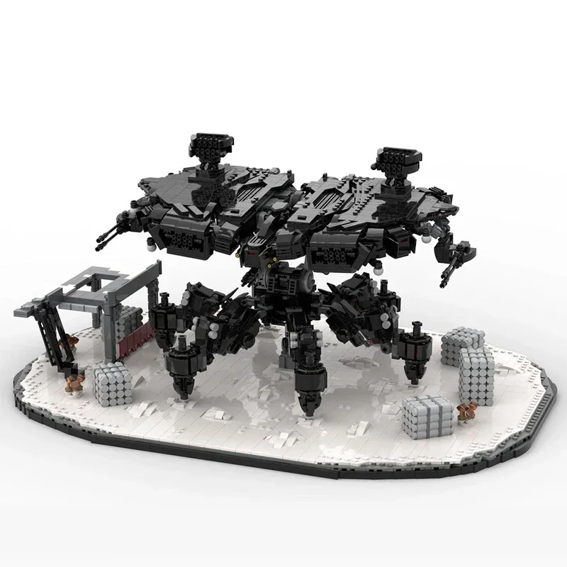 MOC Horizon Zero Death Mecha Tremortusk Monster Building Blocks Dawns Deathbringer Robot Model Set Bricks Birthday Toys Kid Gift