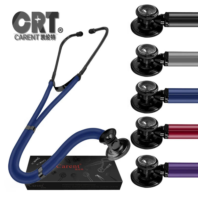 Classic Carent Dual Head Professional Medical Cardiology Cute EMT Doctor Nurse Vet Student Clinical CRT Stethoscope Health Tool