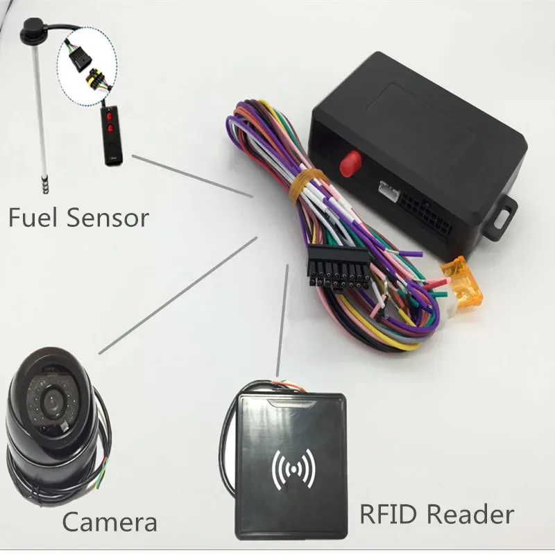 4G Gps tracker Support Multiple Input/output Flow Meter Fuel Level Sensor Camera RFID RS484 RS232 Interface for Car Gps tracker