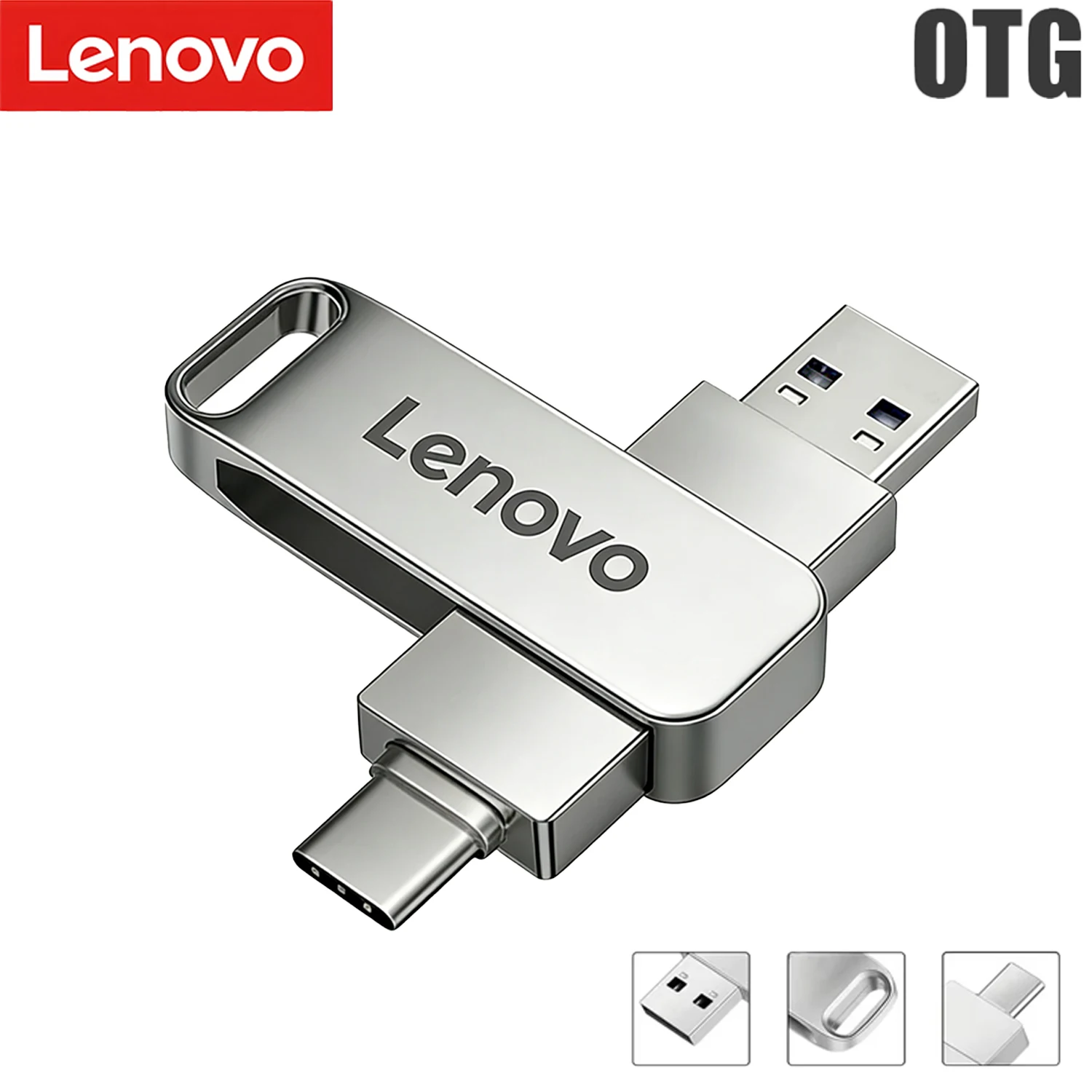 

Lenovo 2TB OTG Pen Drive Type-C Flash Drive USB 3.2 High Speed Metal Pendrive 1TB Portable Waterproof Memoria Storage U Disk