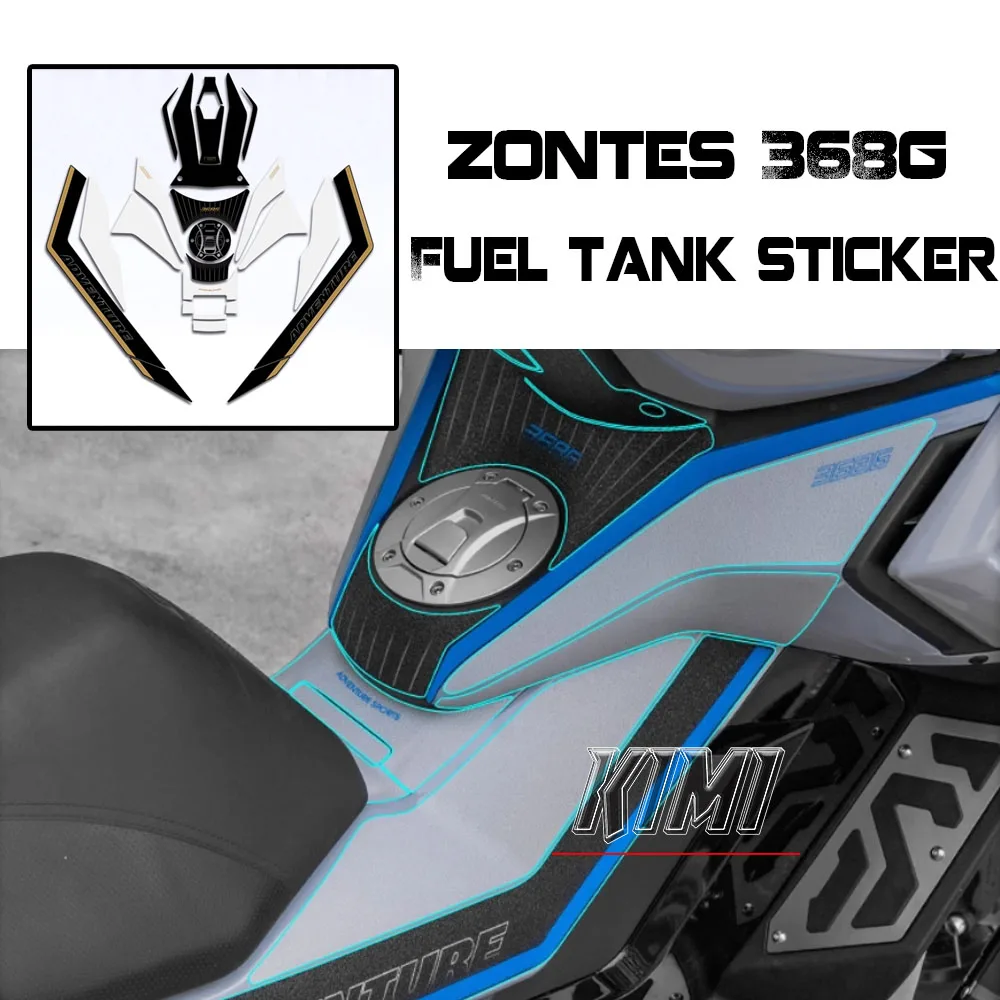 FOR ZONTES 368G Motorcycle Body Anti-Scratch and Anti-Wear Protection Film Sticker Fuel Tank Sticker Modified Accessories