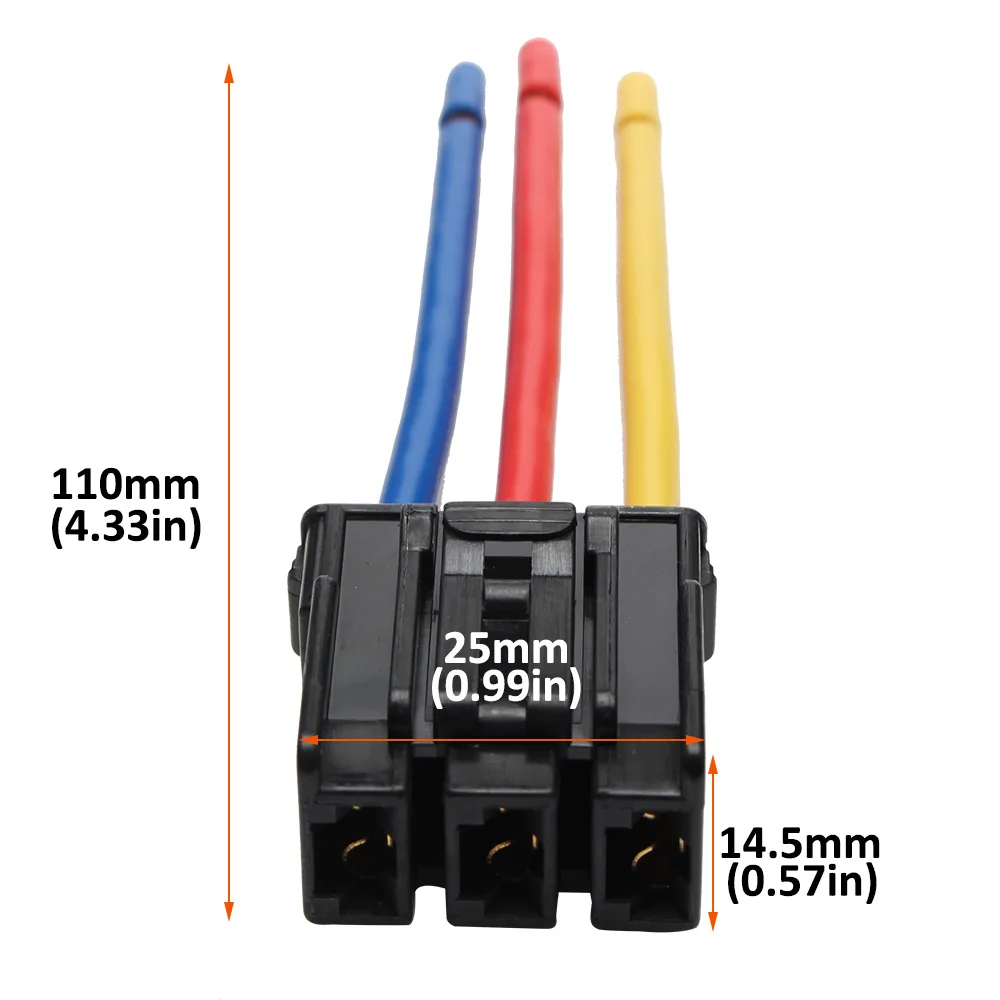 

Connector Coil Plug 3 wires for 38770-K48-T42 38770K48T42 WH110T-6 WH110T-6-6A EFI Motorcycle ECU Control Unit